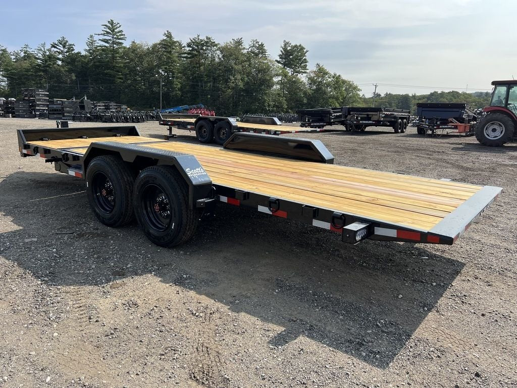 2024 Rice Trailers 7×20 16K Tilt Deck Equipment w/Spare Mount