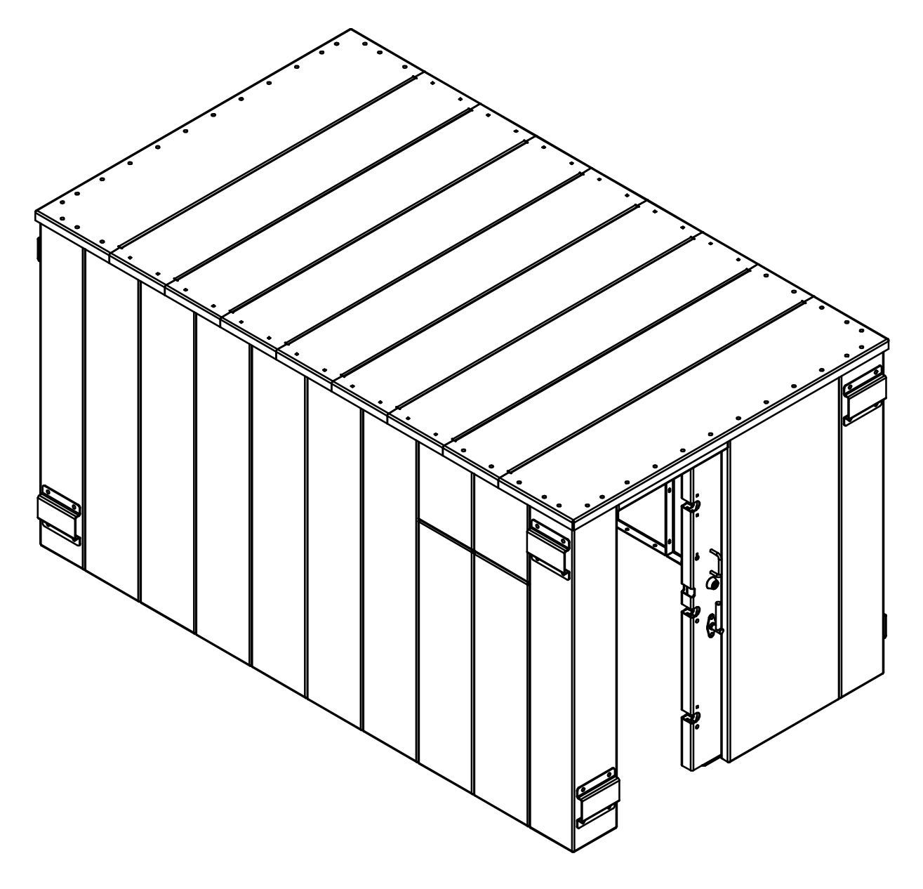 Swisher ESP Safety Shelter- 25 Person Private / 15 Person Business