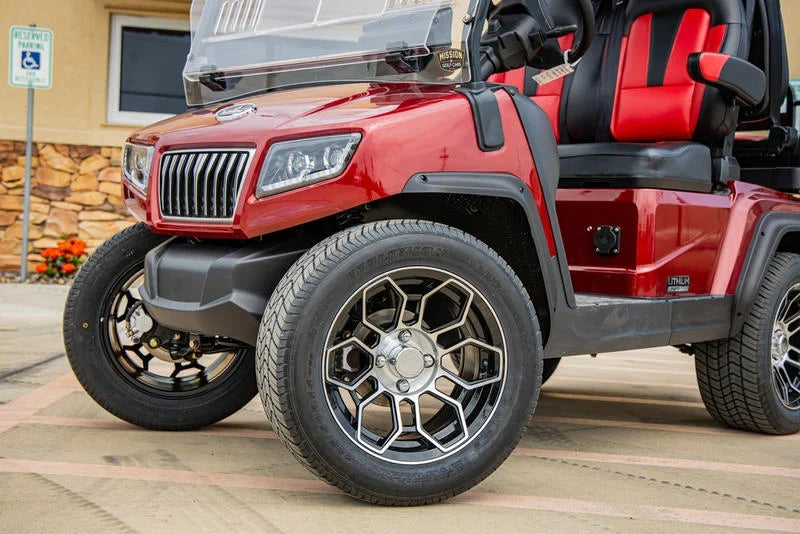 Red 2024 EVolution D5 Ranger 2+2 Golf Cart for Sale