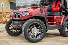 Red 2024 EVolution D5 Ranger 2+2 Golf Cart for Sale