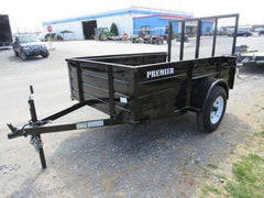 Premier 5 x 8 Landscape Utility Trailer – Steel Sides