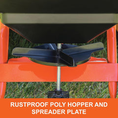 Agri-Fab 45-0543 Tow-Behind 100 lb Lawn & Garden Spiker Seeder Spreader