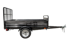 DK2 5-ft x 7-ft Steel Utility Trailer with Ramp Gate ( 1639-lb Capacity ) 2491711