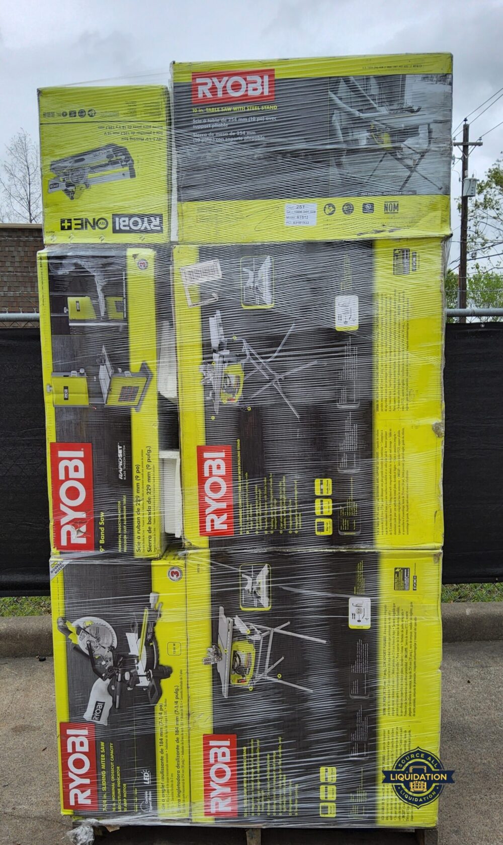 Ryobi Power Tool pallets