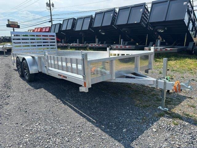 Sport Haven 7×18 Aluminum Utility Trailer – ATV Ramps