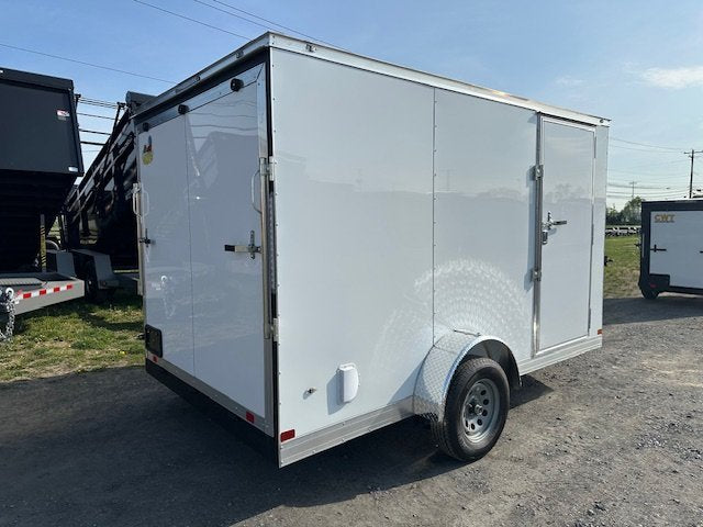 Covered Wagon 7’x12′ Enclosed Trailer — 6″ Added Height