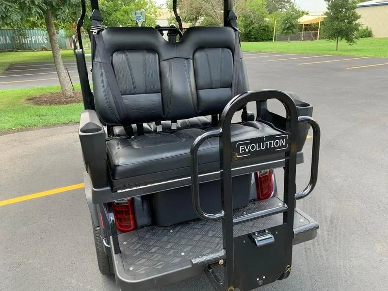 Black 2024 EVolution D5 Ranger 2+2 Golf Cart for Sale