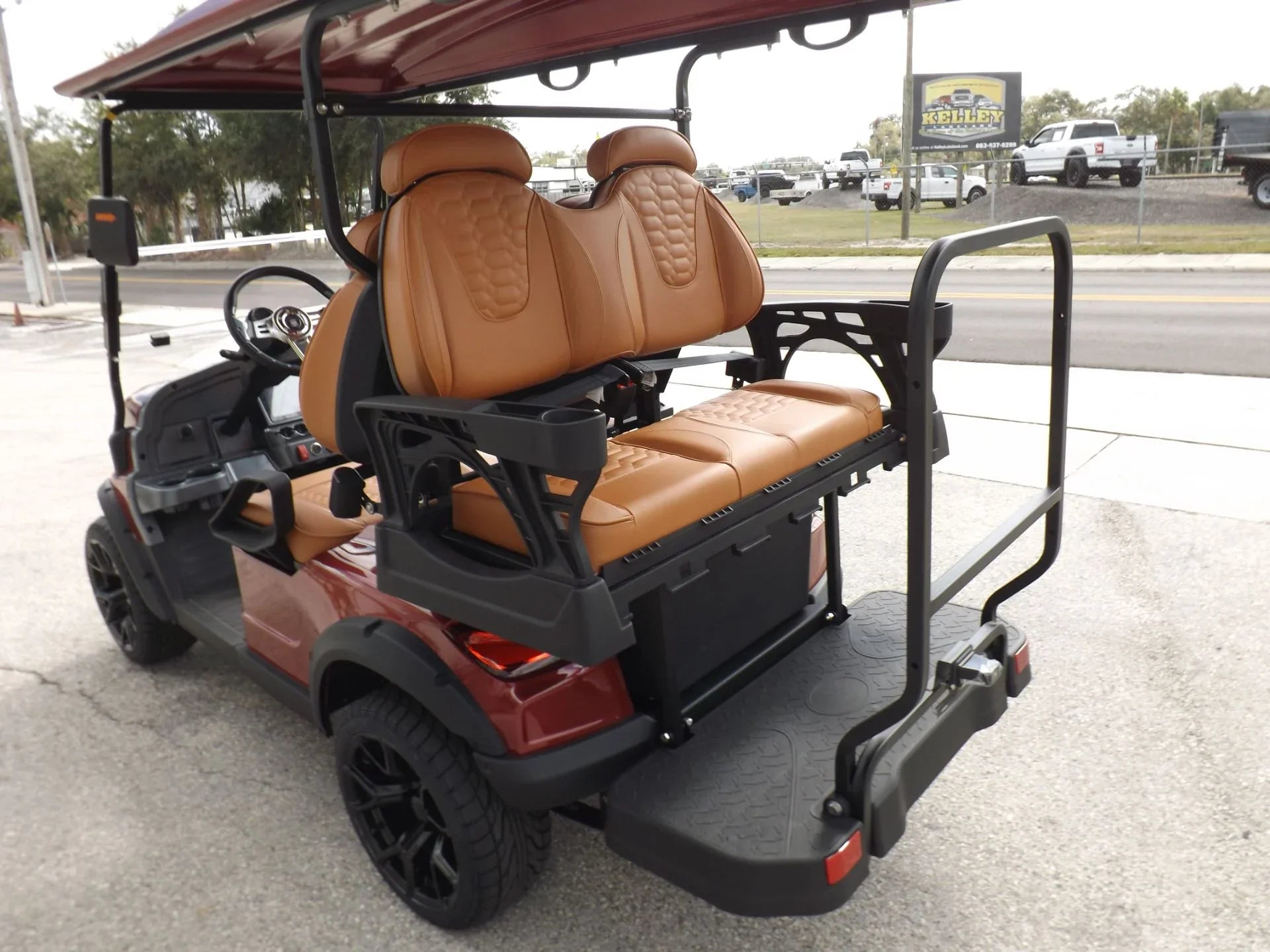 Red 2024 GORILLA G4 LI 4 Pass Lithium Golf Cart for Sale