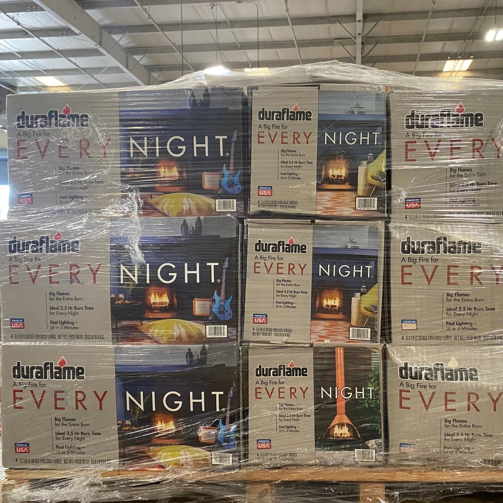 Assorted Firelogs Pallet