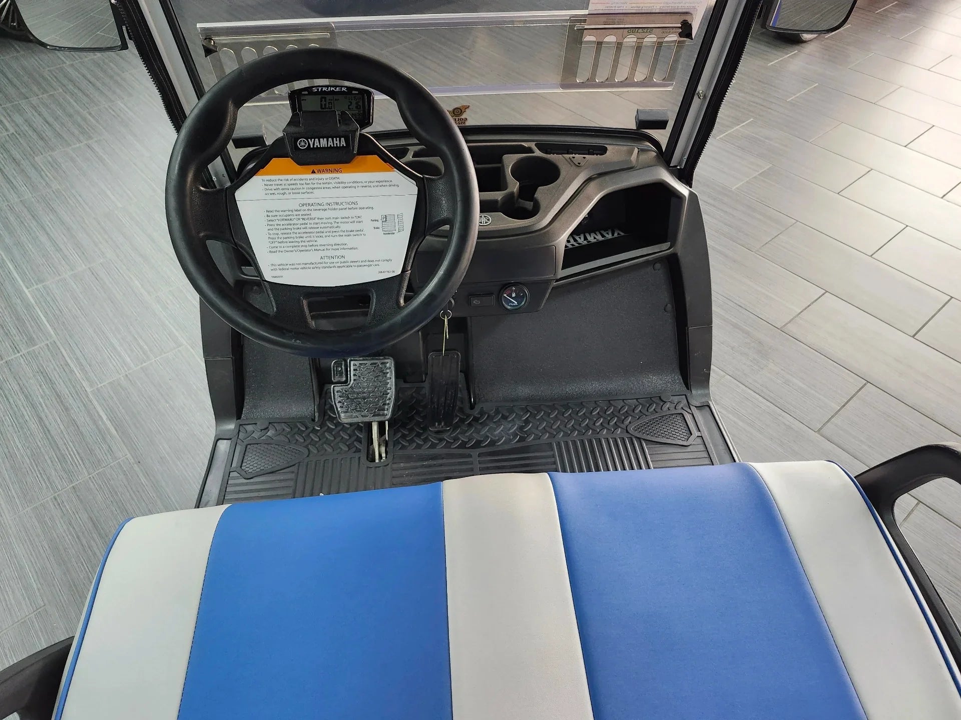 Blue 2021 Yamaha Drive 2 QuieTech EFI Golf Cart for Sale