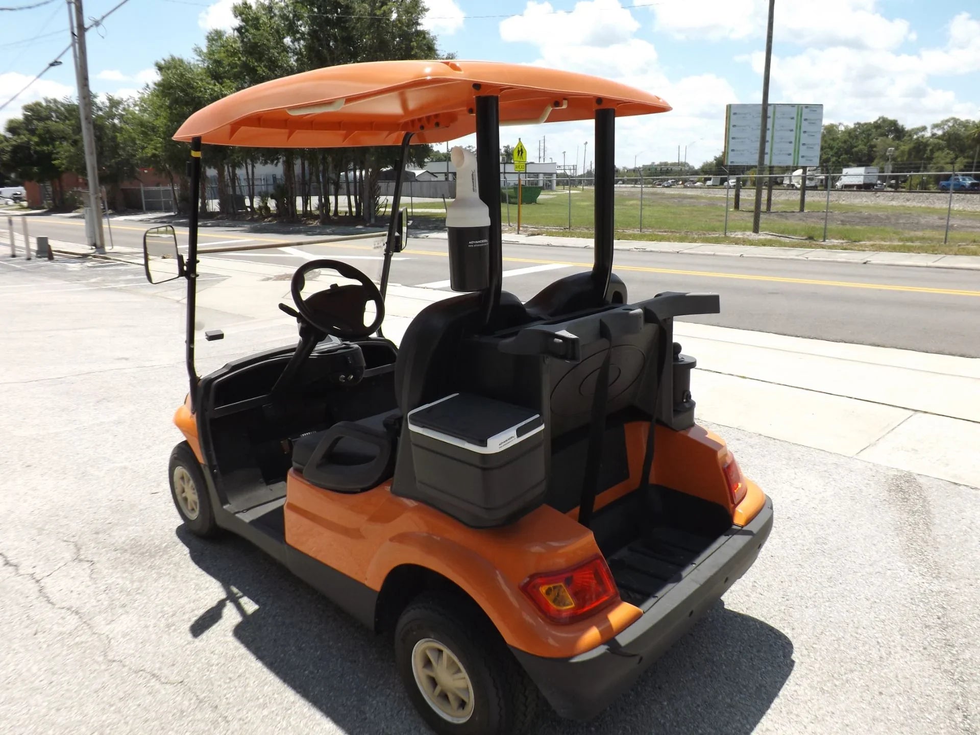 Orange 2022 Advanced EV AEV 2 Golf Cart for Sale
