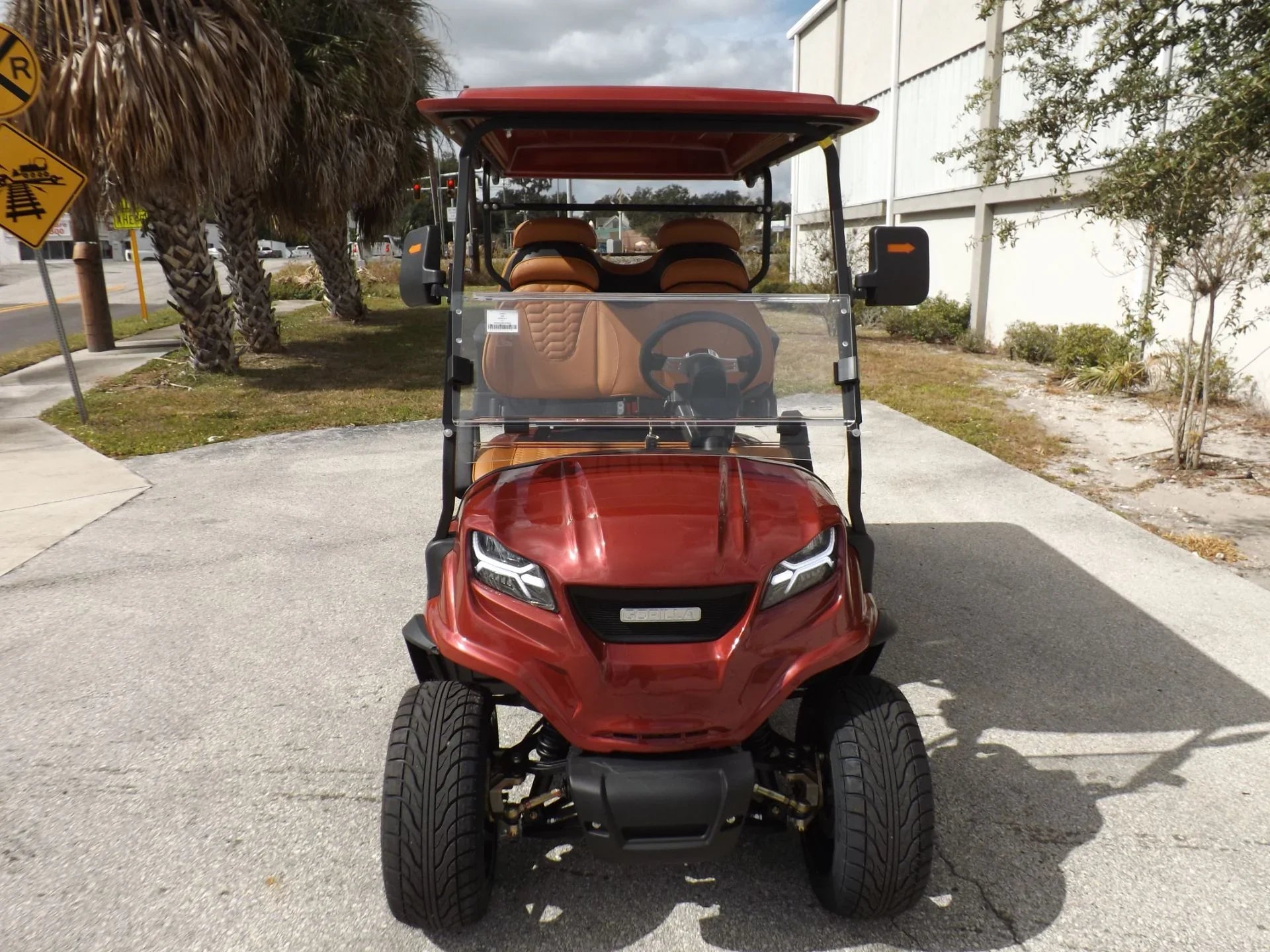 Red 2024 GORILLA G4 LI 4 Pass Lithium Golf Cart for Sale