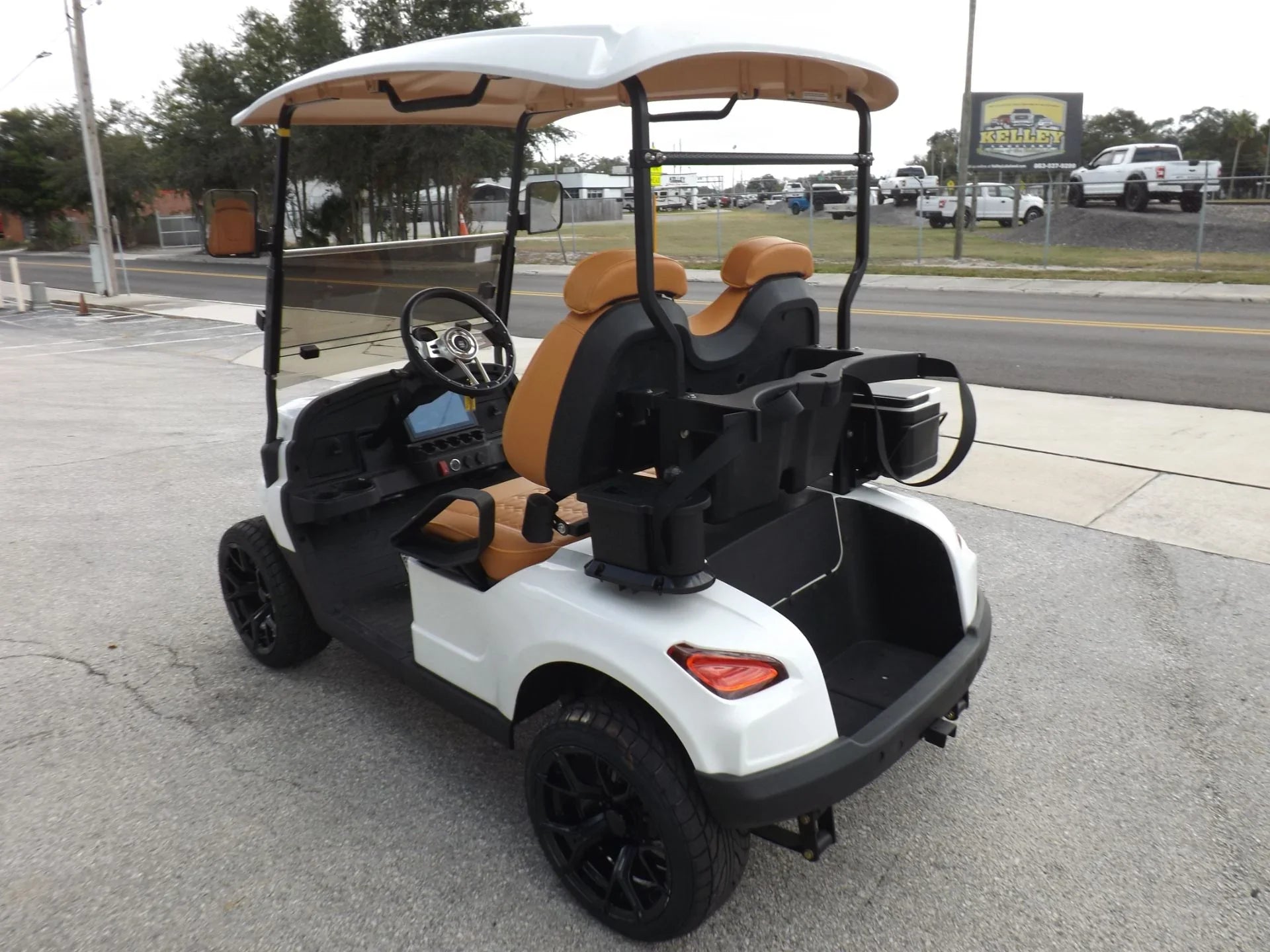 White 2024 GORILLA G2 LI 2 Pass Lithium Golf Cart for Sale