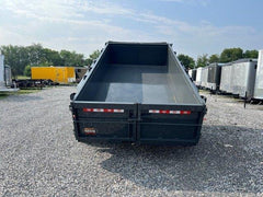 Covered Wagon 6 x 12 Prospector Dump Trailer – Ladder Ramps