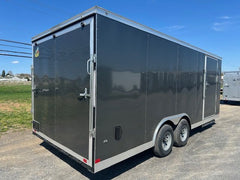 Covered Wagon 8.5 x 20 V-Nose Enclosed Car Trailer – 6″ Added Height