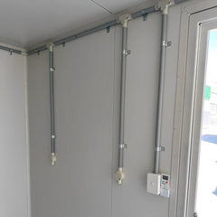 White Modified 10ft Shipping Container with AC