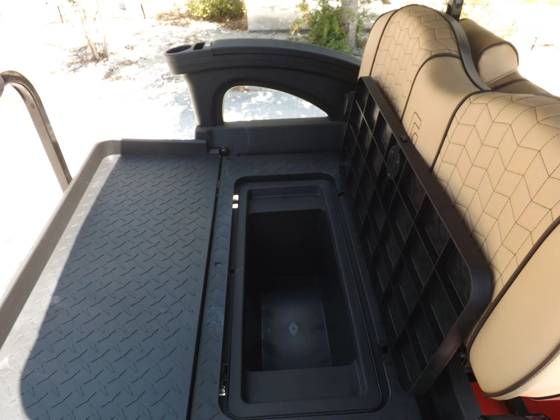 Red 2024 HONOR LSV 2+2 G1 Lifted Lithium Golf Cart for Sale