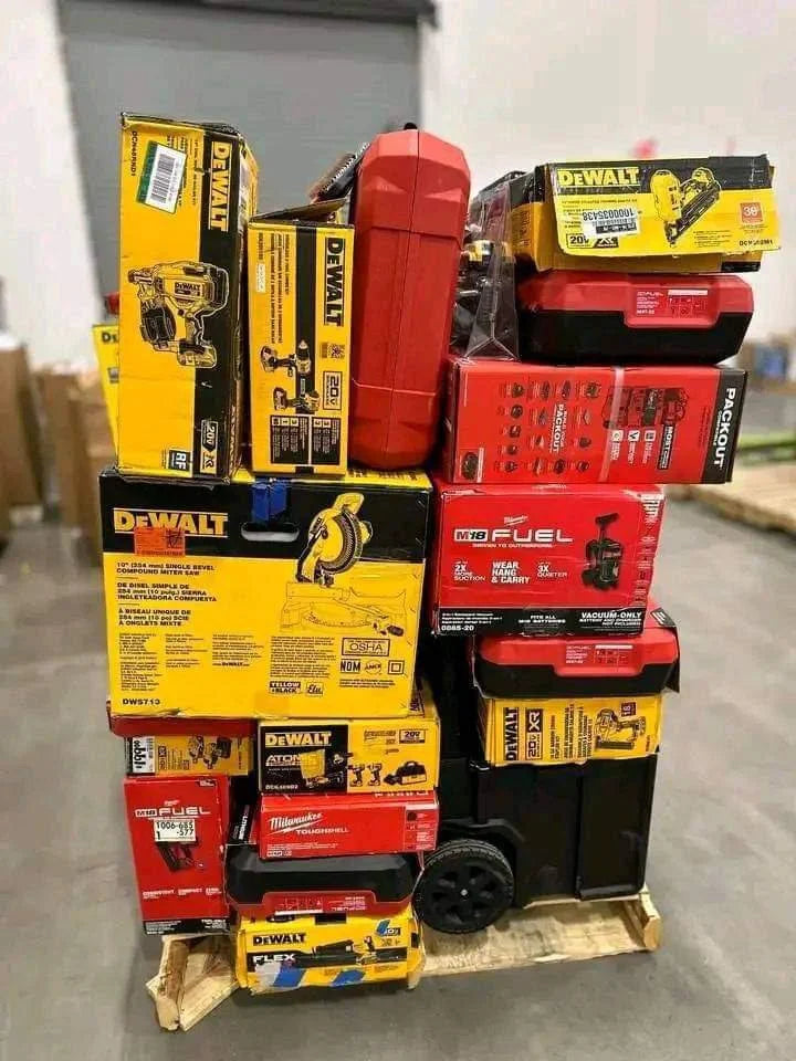 Mixed Tool Pallet (DeWalt & Milwaukee)
