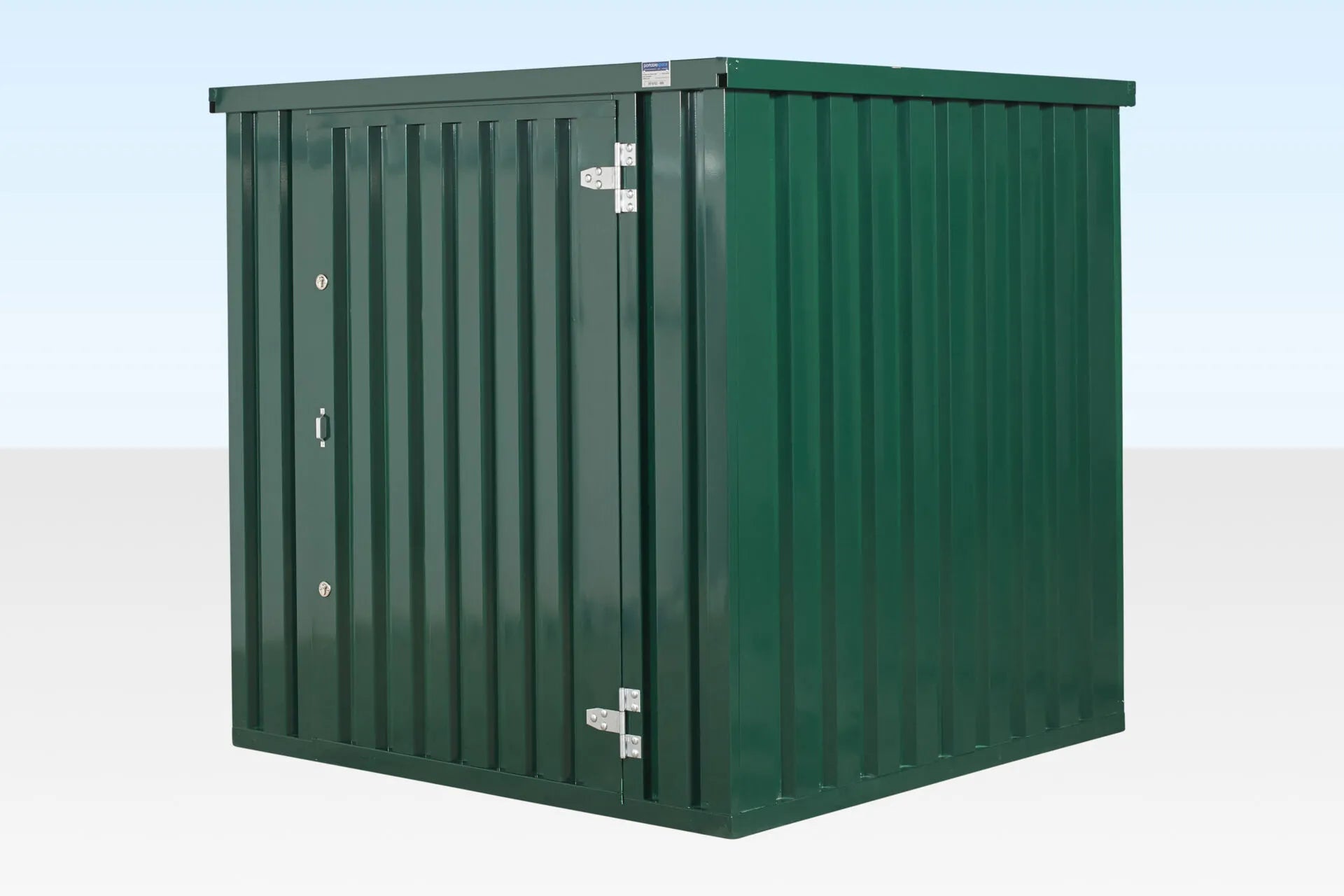 (Powder Coated) Flat Packed Metal Storage Container
