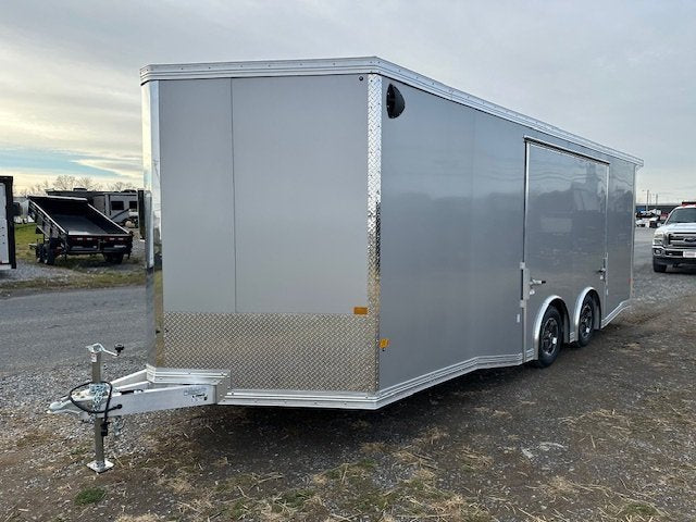 Cargo Pro 8.5 x 20 Aluminum V-Nose Car Hauler – Escape Door