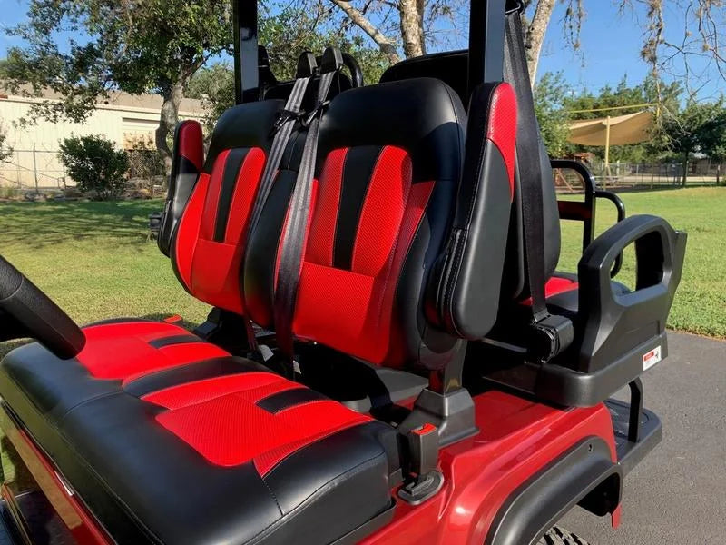 Red 2024 EVolution D5 Maverick 2+2 Golf Cart for Sale