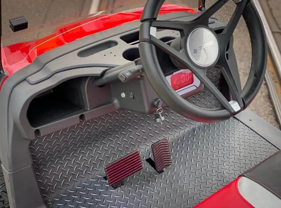 Red 2022 Alpha EV 2+2 Sport Golf Cart for Sale