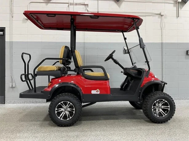 Red 2023 Advanced EV LT-A627.2+2G Golf Cart for Sale
