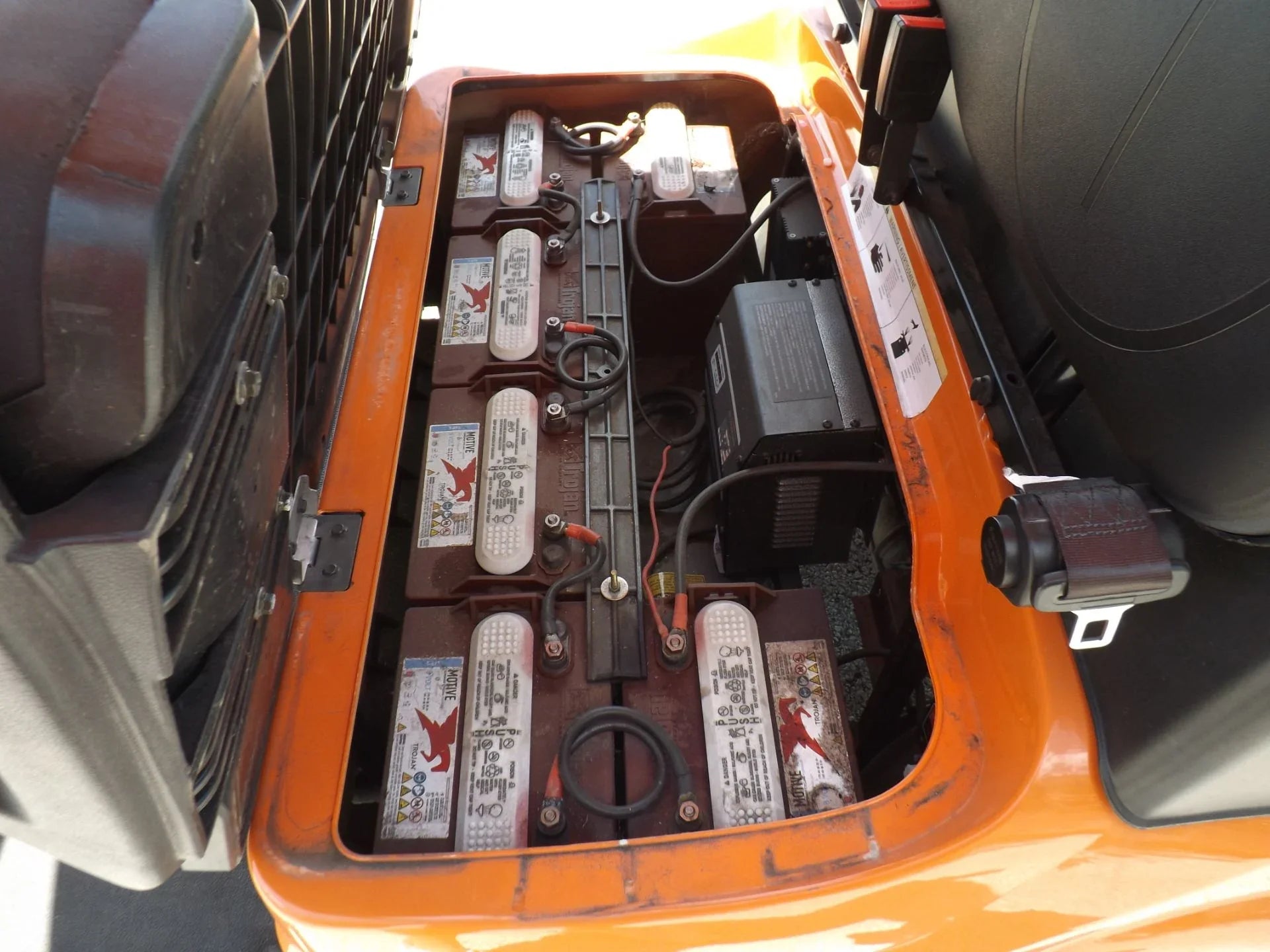 Orange 2022 Advanced EV AEV 2 Golf Cart for Sale