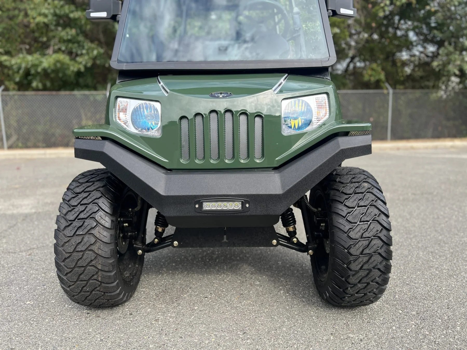Green 2023 Tomberlin E4 Ghosthawk Defender Golf Cart for Sale