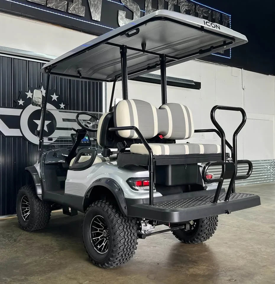 Gray 2024 Icon EV I40L Golf Cart for Sale