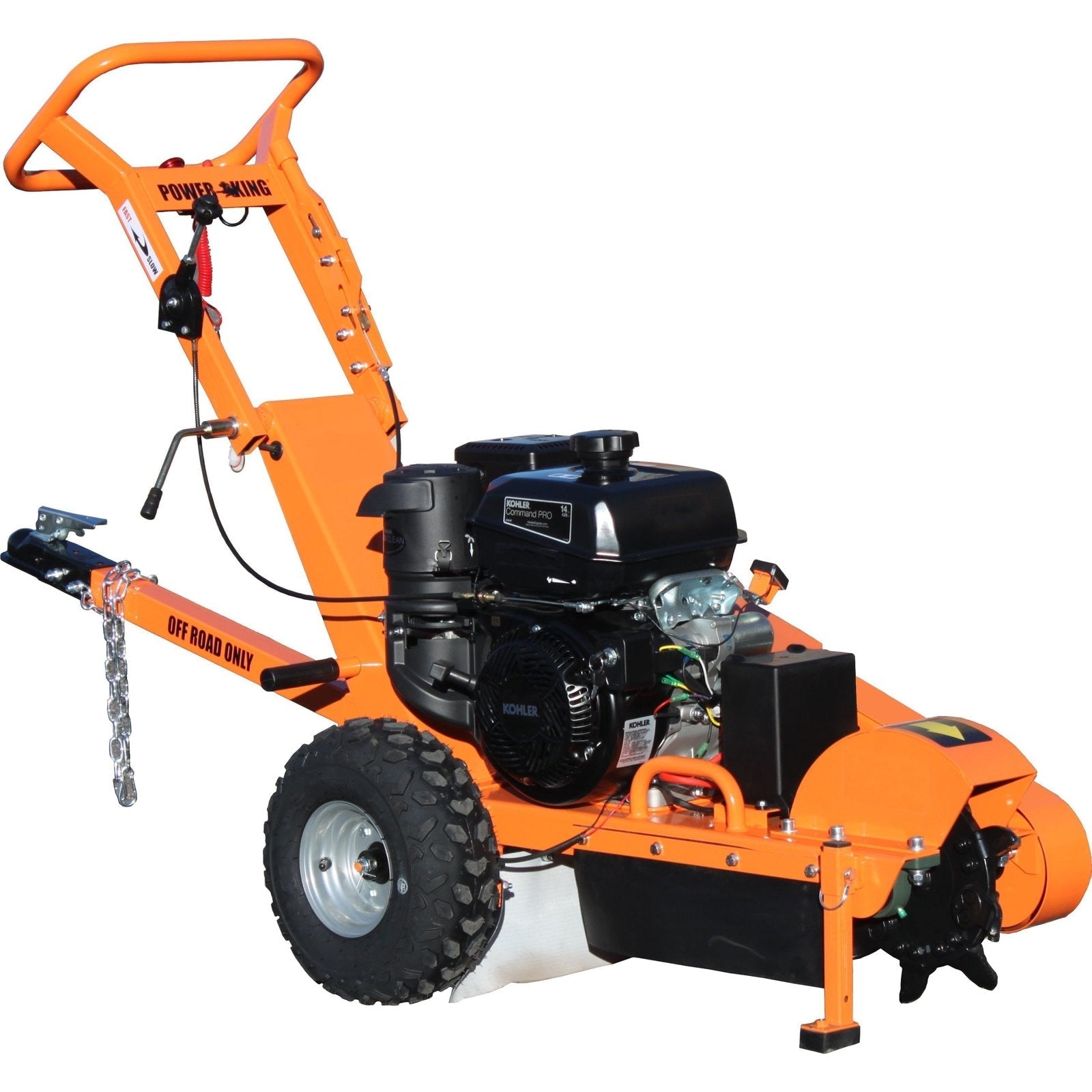 PowerKing Stump Grinder with Electric Starter and Hour Meter- PK0803-EH