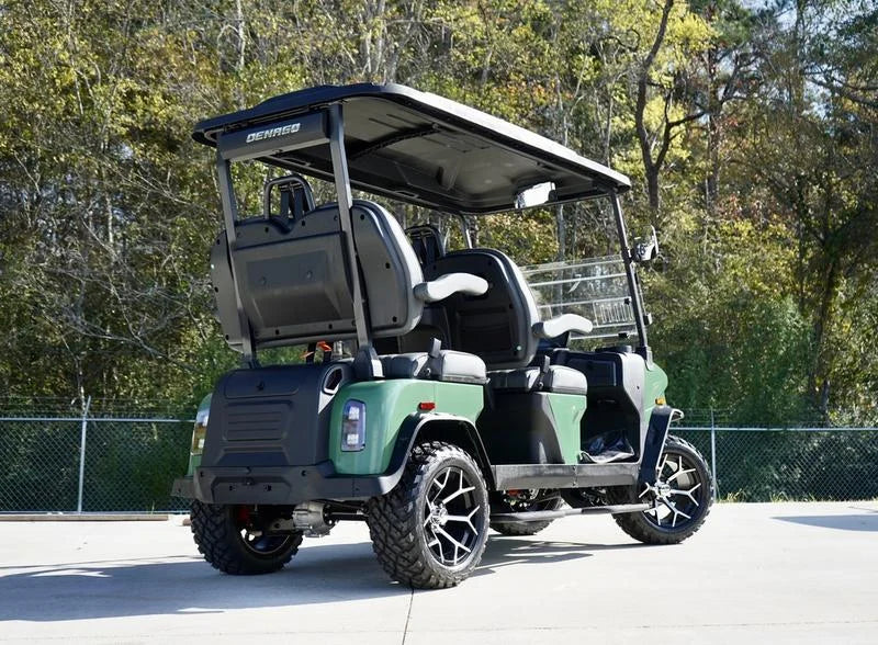 Green 2025 Denago EV Rover XL Golf Cart for Sale