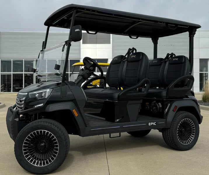 Black 2025 Epic E40FX Golf Cart for Sale