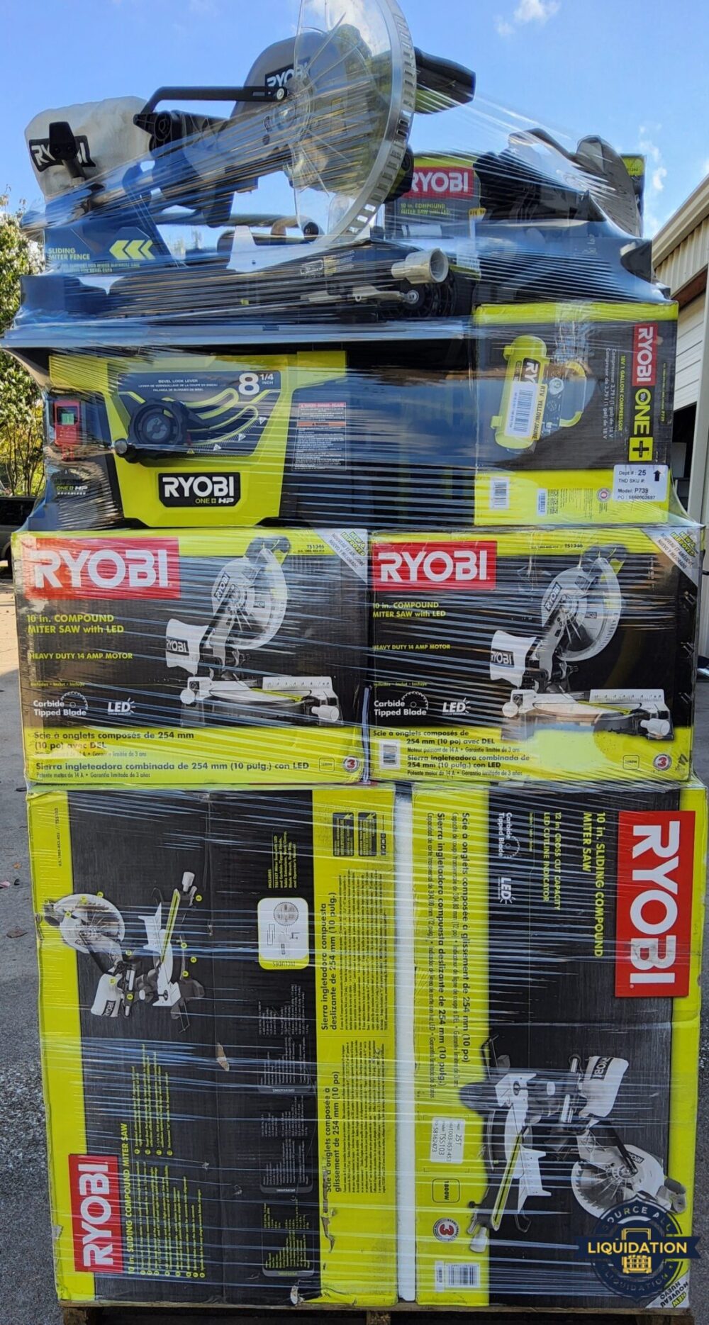 Ryobi Mixed Tool Pallet – 70 Pieces Assortment
