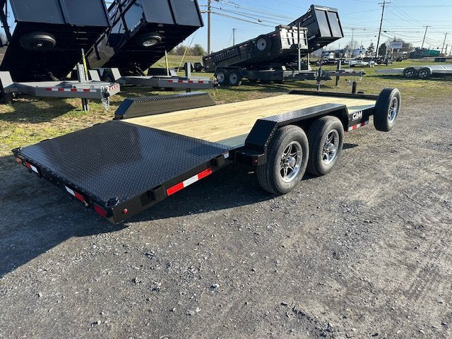 CAM Superline 7 x 18 Open Car Hauler – Slide Out Ramps