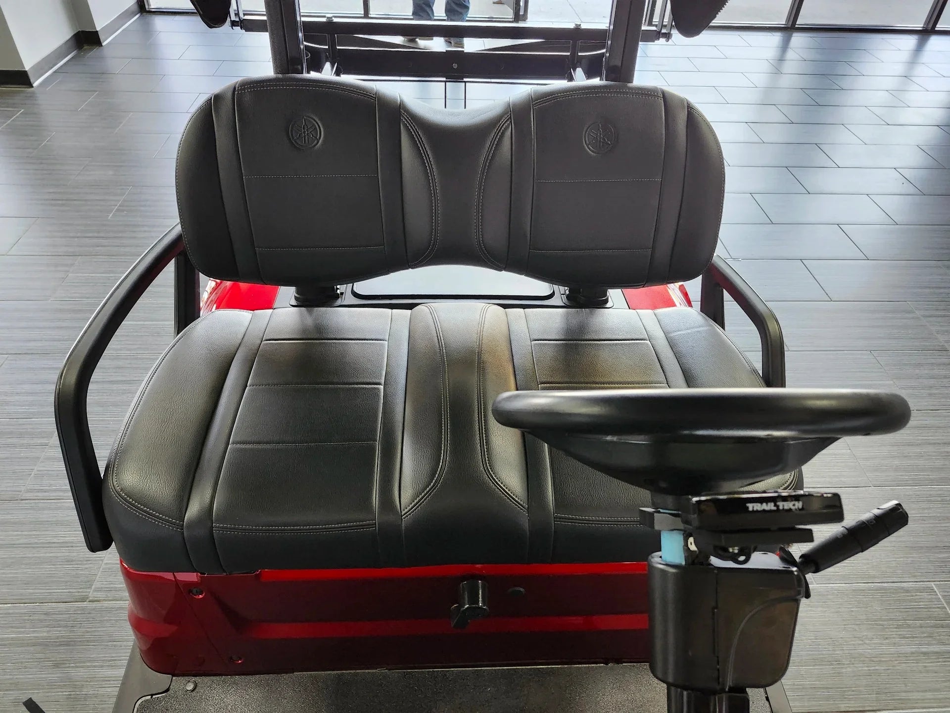 Red 2021 Yamaha Drive 2 QuieTech EFI Golf Cart for Sale