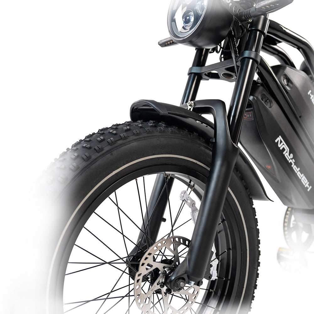 HappyRun | G70 Dual-Battery Electric Cargo Bike – 750W (2000W Peak), 48V 26Ah, 85-Mile Range, UL 2849 Certified