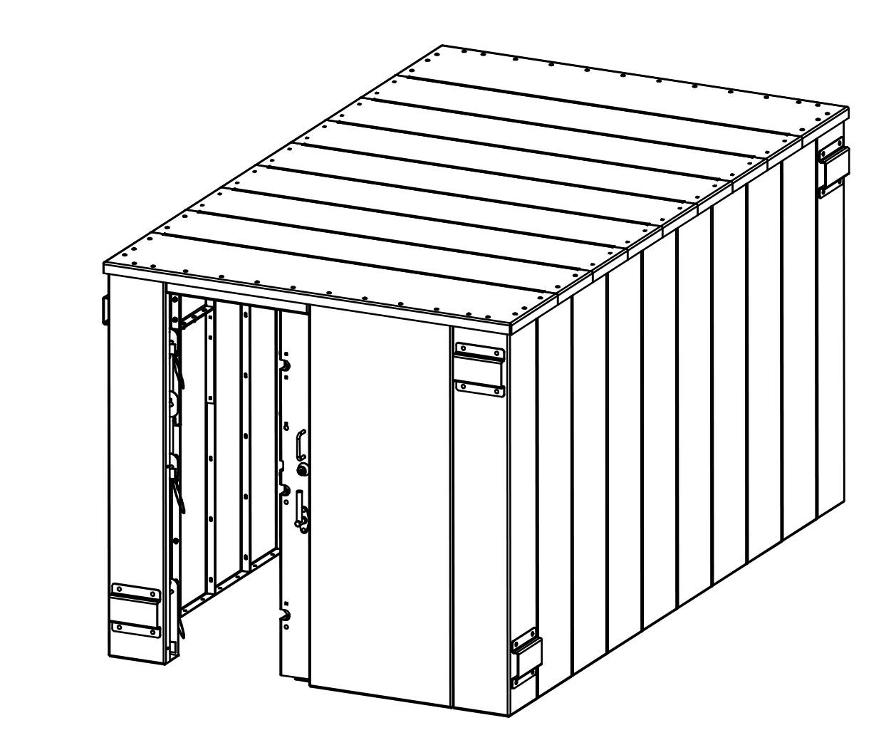 Swisher ESP Safety Shelter- 25 Person Private / 15 Person Business