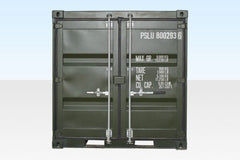 8Ft One Trip Shipping Container (Green)