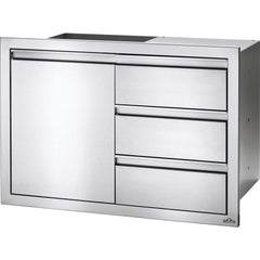 Napoleon | 36 Inch Single Door & Triple Drawer | BI-3624-1D3DR