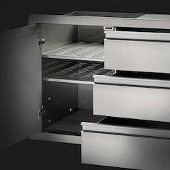 Napoleon | 42 Inch Single Door & Triple Drawer | BI-4224-1D3DR