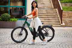 Cyrusher Path Step-Over Commuter E-Bike - Green