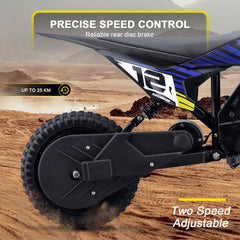 MotoTec | 36v 300w Electric Dirt Bike Blue | HP122E