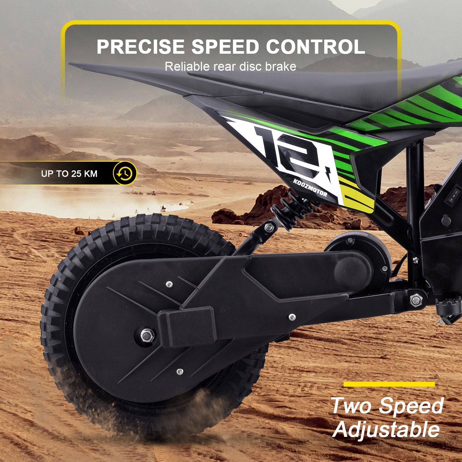 MotoTec | 36v 300w Electric Dirt Bike | HP122E