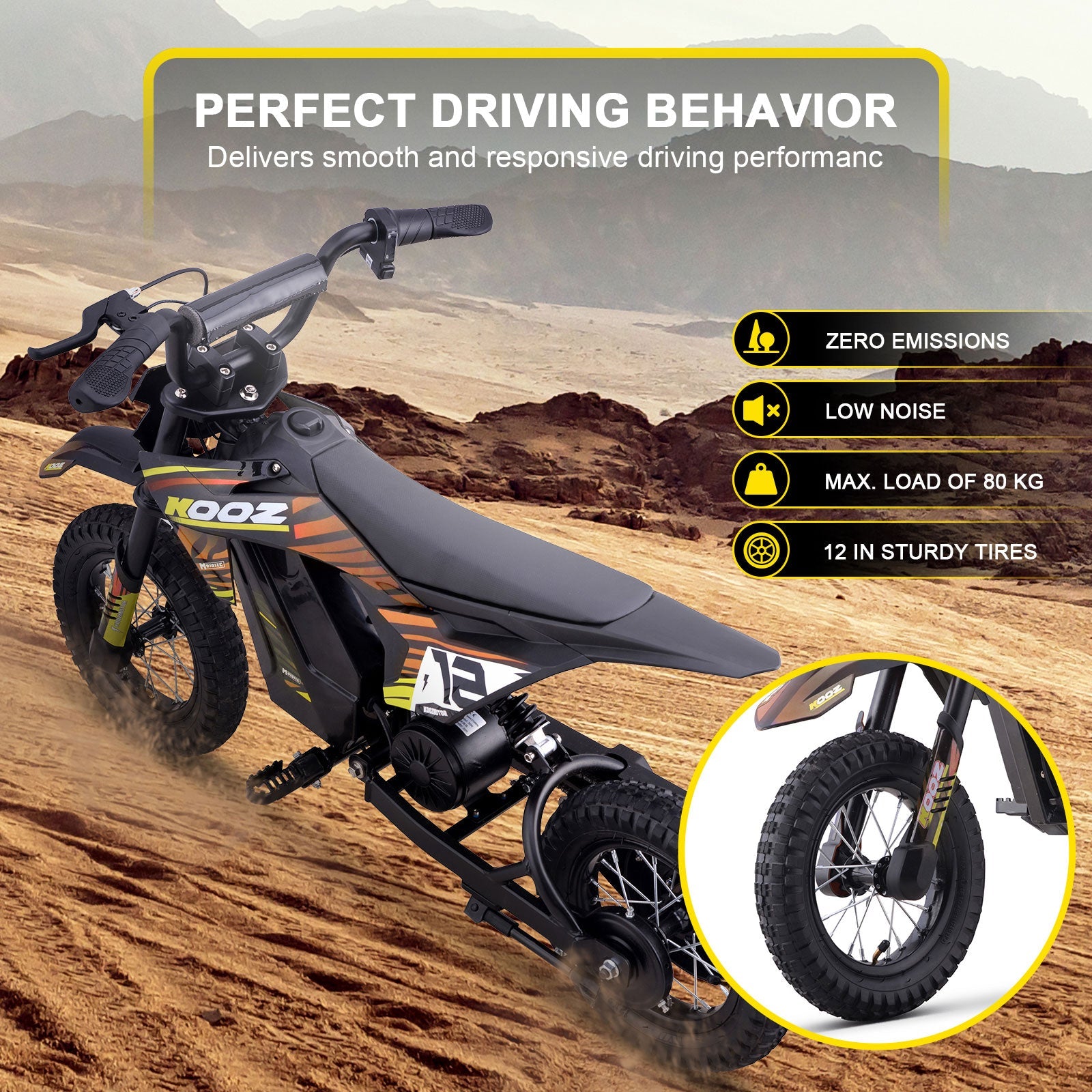 MotoTec | 36v 300w Electric Dirt Bike | HP122E
