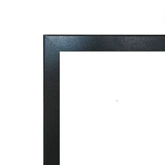 American Hearth | Rushmore Beveled Frame Textured Black 35 in 1.5inch | DF352BLX
