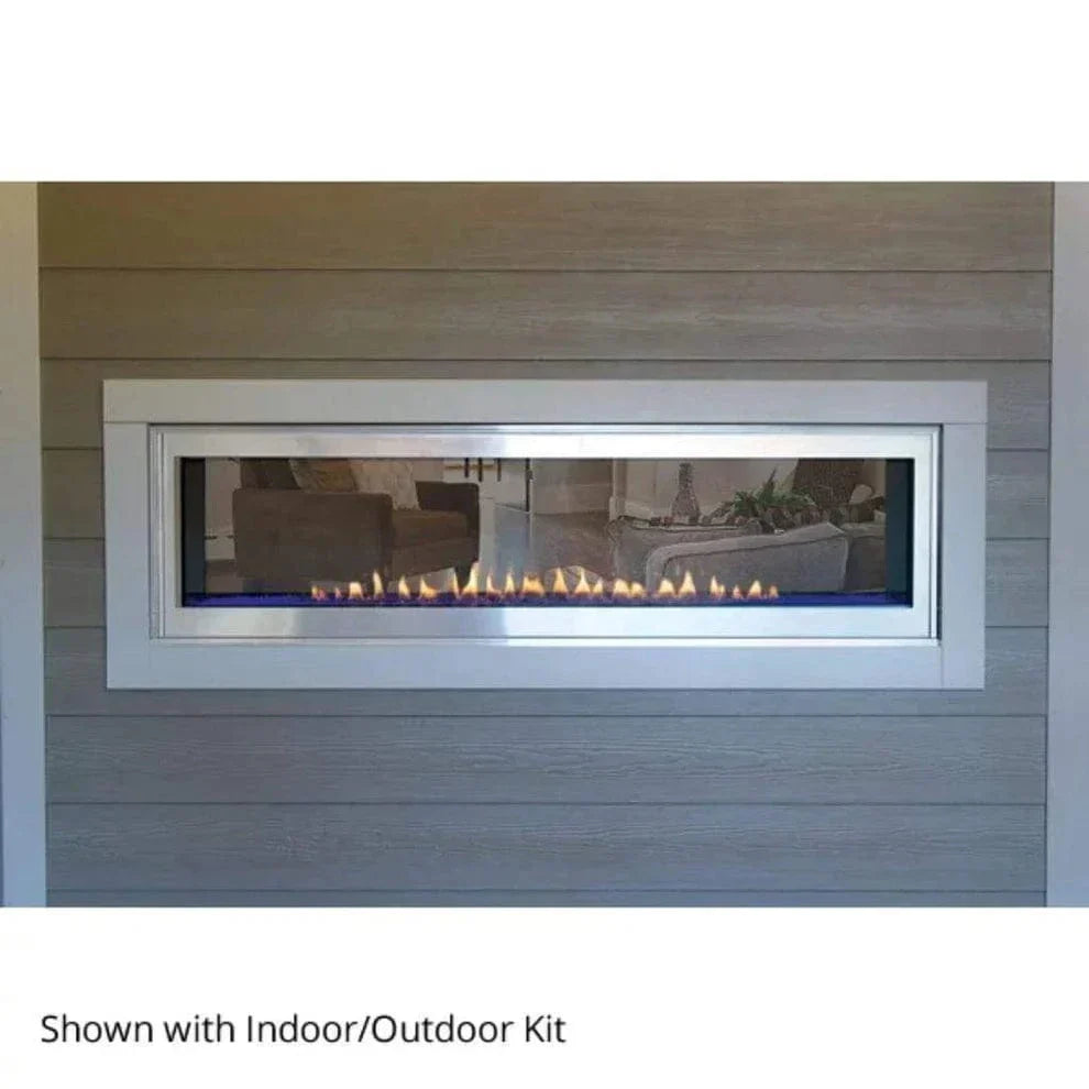 American Hearth | Boulevard Vent Free Fireplace SeeThrough 60 in | VFLB60SP90N