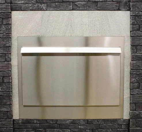 American Hearth | Carol Rose Outdoor Fireplace Accessory 60 in Linear Stainless Steel | WD60LSS