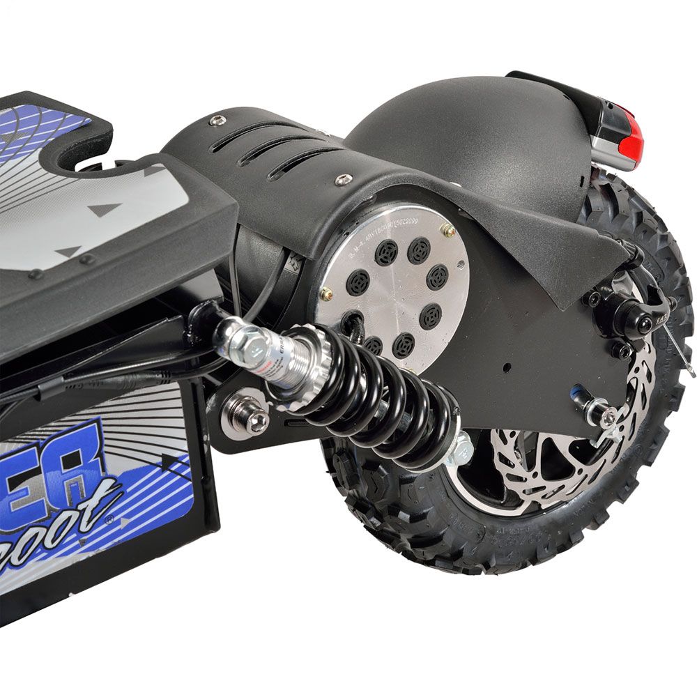 MotoTec | 1600w Electric Scooter Black | Evo-1600