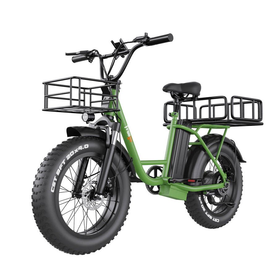 Freego | FB-20X Cargo E-Bike | 750W, 20x4 Fat Tire - 25Ah Battery With Rear Trunk